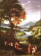 Landscape with Meleager and Atlanta  Gian  Battista Viola